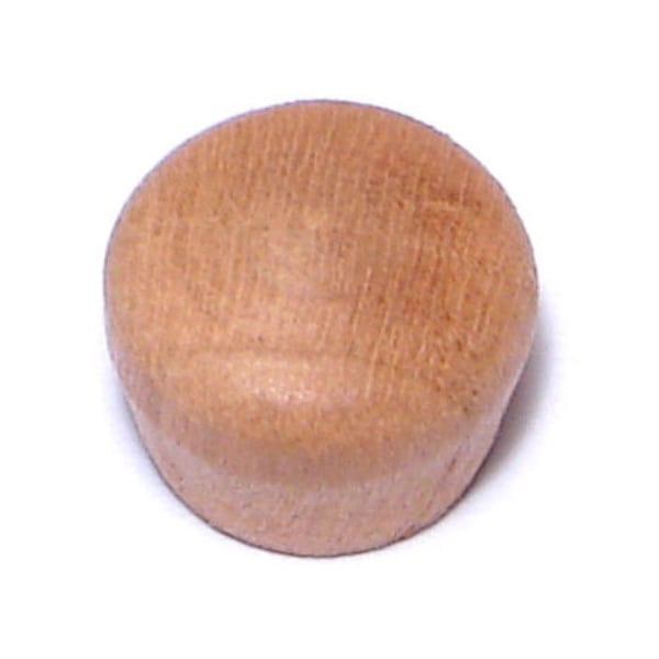 Midwest Fastener 3/8" Cherry Wood Round Head Plugs 100PK 08932 - main
